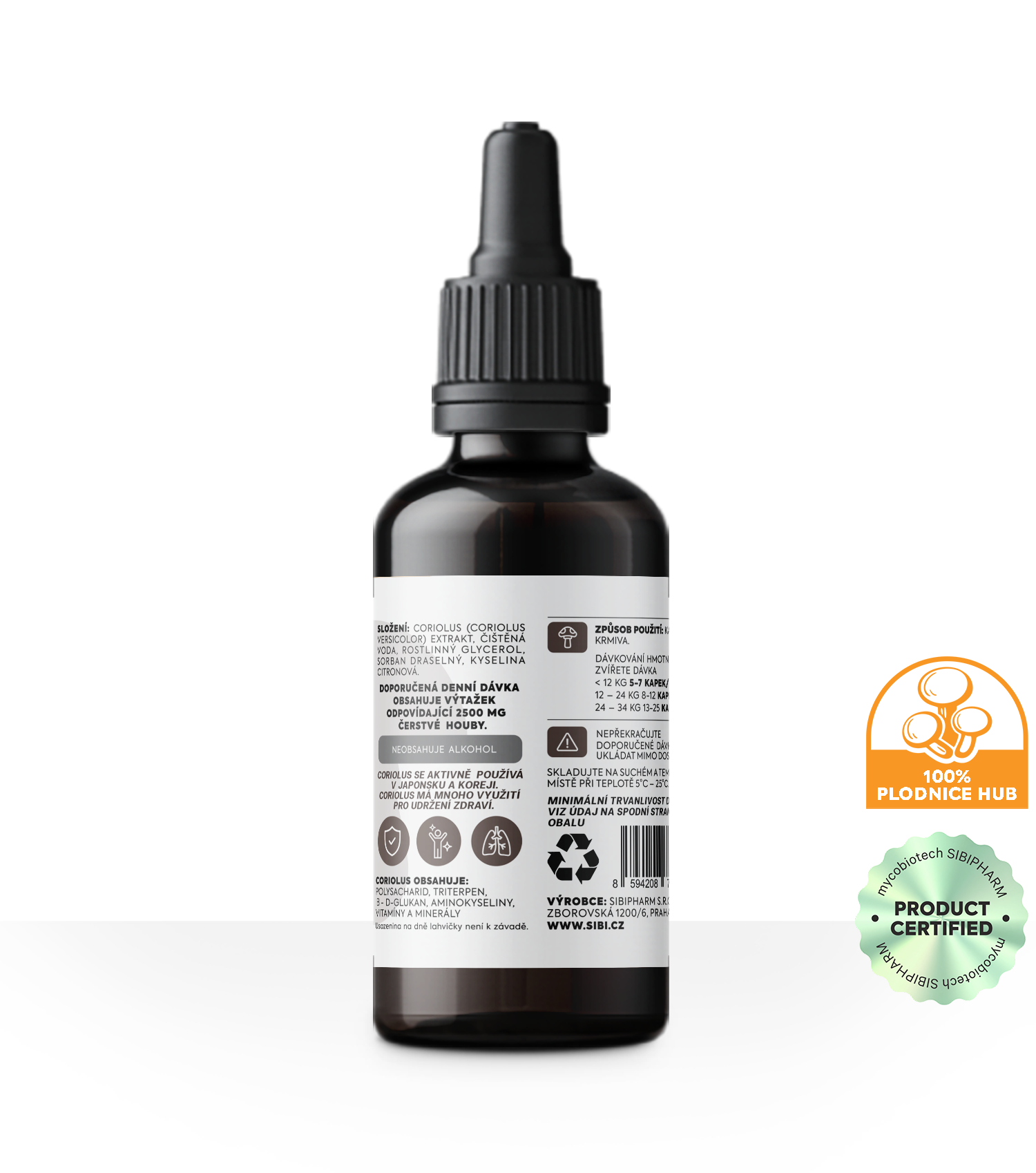 CORIOLUS EXTRAKT TINKTURA 100 ml